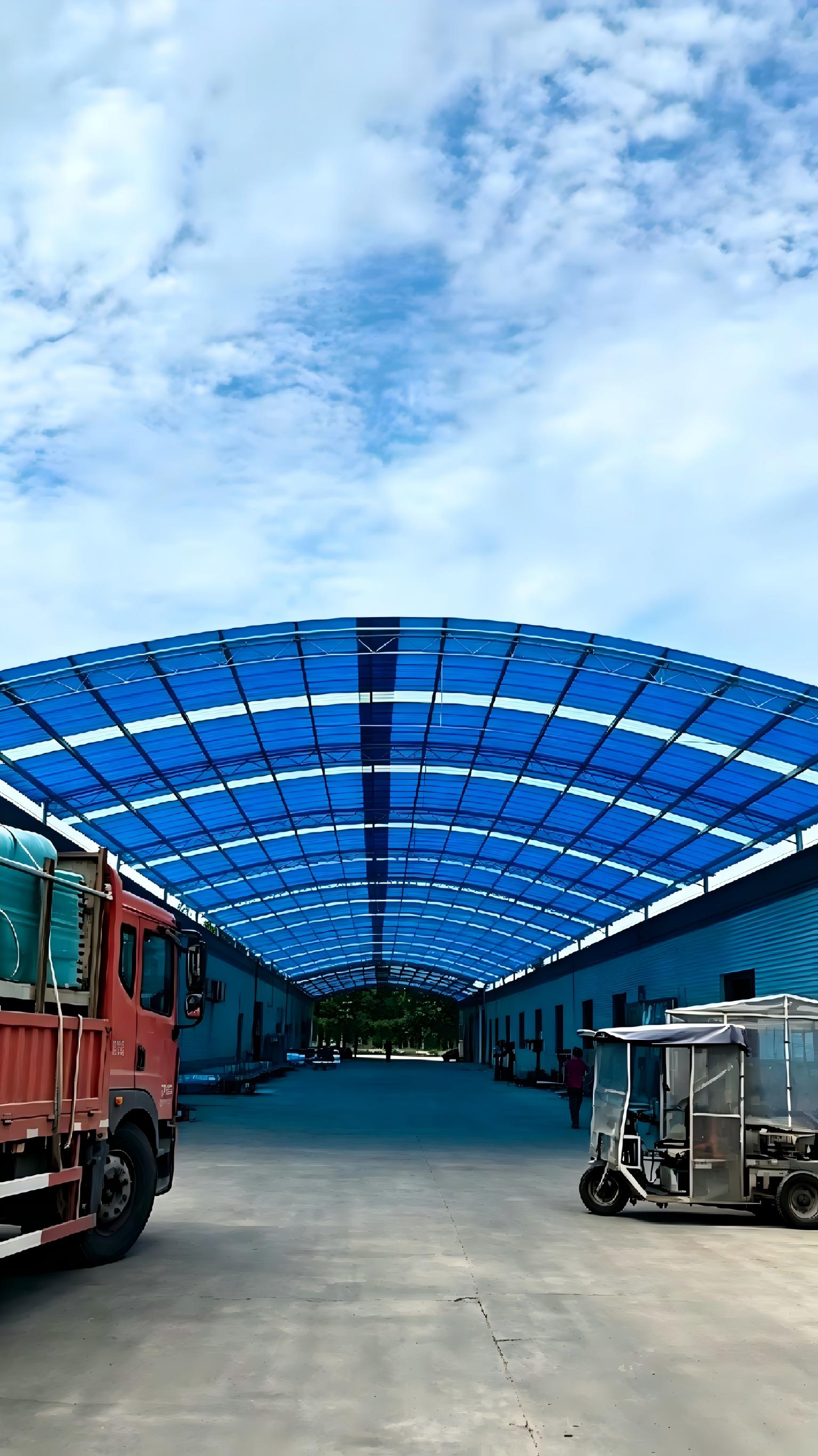 Warehouse roofing FRP daylighting project